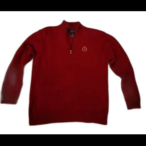 Lauren by Ralph Lauren Green Label Red Sweater Size M Petite